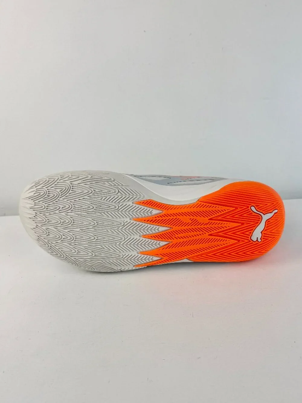 Men's 11 - PUMA LaMelo Ball MB.02 Gorange Platinum Gray Orange Sneaker-378288-02